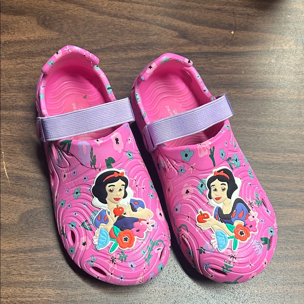 Princess Pink Floral Kids Clogs